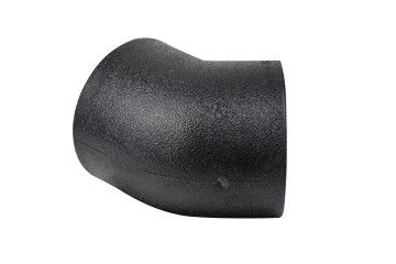 Bruchdehnungs-Wasser 45 ° Kolben-Ellbogen HDPE Fitting