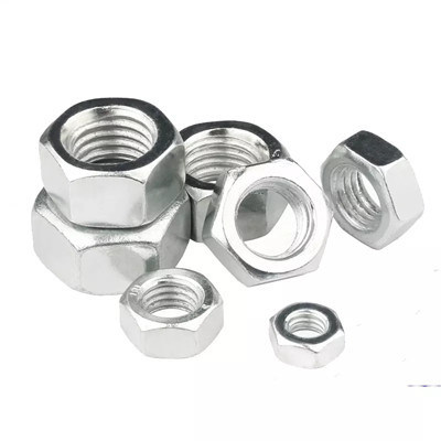 Industrielle Stahlfitting DIN934 SS304 316 galvanisierten SS-Sechskantmuttern