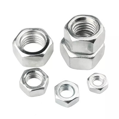 Industrielle Stahlfitting DIN934 SS304 316 galvanisierten SS-Sechskantmuttern