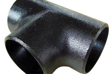 Schwarzes Malerei-Kolben-Schweißen Astm-Kohlenstoffstahl-Gleichgestellt-T-Stück