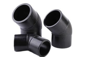 HDPE ANSI B16.9 eine 45 Grad-Winkelverschraubung stoßen Fusion für Wasser-Pumpe